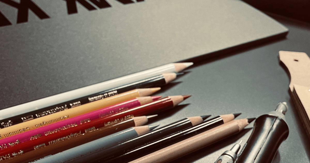色鉛筆画で使う道具